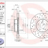 Brzdový kotouč BREMBO 09.5674.2X