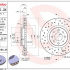 Brzdový kotouč BREMBO 09.5180.3X