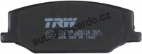 Sada brzdových destiček TRW GDB383 - SUZUKI SAMURAI 1.3 84-