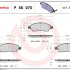 Sada brzdových destiček BREMBO P56070