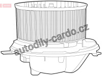 Vnitřní ventilátor DENSO DEA32002
