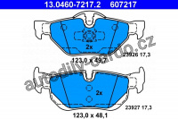 Sada brzdových destiček ATE 13.0460-7217 (AT 607217) - BMW
