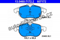 Sada brzdových destiček ATE 13.0460-7172 (AT 607172) - FIAT, OPEL, SAAB