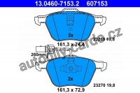 Sada brzdových destiček ATE 13.0460-7153 (AT 607153) - SEAT, VW