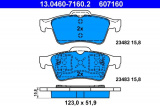 Sada brzdových destiček ATE 13.0460-7160 (AT 607160) - FORD