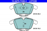 Sada brzdových destiček ATE Ceramic 13.0470-7228 (AT LD7228)