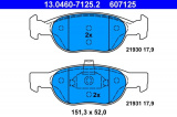Sada brzdových destiček ATE 13.0460-7125 (AT 607125) - FIAT