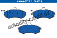 Sada brzdových destiček ATE 13.0460-5875 (AT 605875) - HYUNDAI, KIA