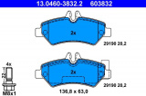 Sada brzdových destiček ATE 13.0460-3832 (AT 603832) - VW