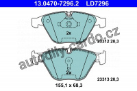 Sada brzdových destiček ATE Ceramic 13.0470-7296 (AT LD7296) - BMW