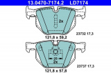 Sada brzdových destiček ATE Ceramic 13.0470-7174 (AT LD7174) - BMW