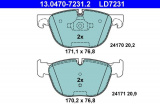 Sada brzdových destiček ATE Ceramic 13.0470-7231 (AT LD7231)