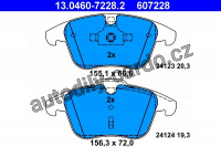 Sada brzdových destiček ATE 13.0460-7228 (AT 607228) - FORD, VOLVO