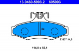 Sada brzdových destiček ATE 13.0460-5993 (AT 605993) - DAEWOO