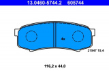 Sada brzdových destiček ATE 13.0460-5744 (AT 605744) - MITSUBISHI, TOYOTA