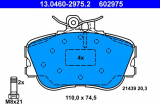 Sada brzdových destiček ATE 13.0460-2975 (AT 602975) - MERCEDES-BENZ
