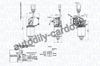 Motor stěračů MAGNETI MARELLI TGE530MM (064053012010)