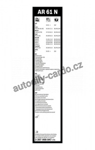 Stěrač BOSCH Aerotwin (BO 3397008847) - 600mm