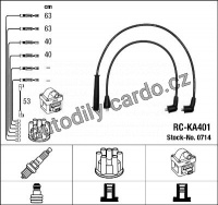 Sada kabelů pro zapalování NGK RC-KA401 - KIA