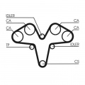 Sada rozvodového řemene CONTINENTAL CTAM CT1119K1