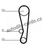 Sada rozvodového řemene CONTINENTAL CTAM CT827K1