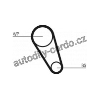Sada rozvodového řemene s vodní pumpou CONTINENTAL CTAM CT1169WP3