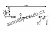 Brzdová hadička BOSCH (BO 1987476815)