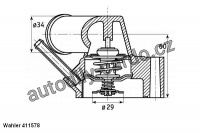 Termostat WAHLER (WH 411578.92D)
