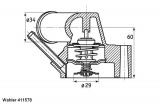 Termostat WAHLER (WH 411578.92D)