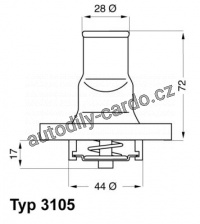 Termostat WAHLER (WH 3105.87D)