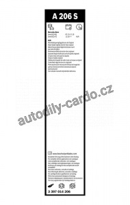 Sada stěračů BOSCH Aerotwin 3397014206 - 650mm + 470mm