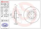 Brzdový kotouč BREMBO 08.C309.10