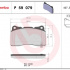 Sada brzdových destiček BREMBO P59079 - CADILLAC, CHEVROLET, OPEL, TESLA