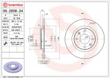 Brzdový kotouč BREMBO 08.2938.24 - PEUGEOT