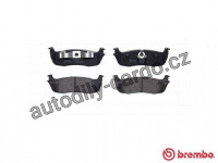 Sada brzdových destiček BREMBO P24083 - LINCOLN Sada brzdových destiček BREMBO P24083 - LINCOLN