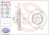 Brzdový kotouč BREMBO 09.A284.10 - TOYOTA