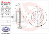 Brzdový kotouč BREMBO 09.B622.10 - FORD, MAZDA