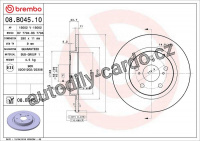 Brzdový kotouč BREMBO 08.B045.11