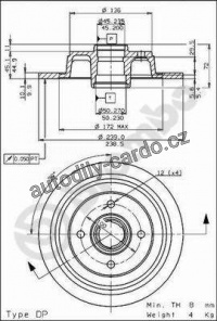 Brzdový kotouč BREMBO 08.5653.10 - HONDA Brzdový kotouč BREMBO 08.5653.10 - HONDA