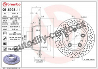 Brzdový kotouč BREMBO 09.8998.11