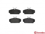 Sada brzdových destiček BREMBO P56036 - NISSAN