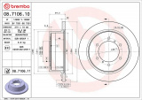Brzdový kotouč BREMBO 08.7106.10 - MITSUBISHI Brzdový kotouč BREMBO 08.7106.10 - MITSUBISHI