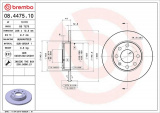 Brzdový kotouč BREMBO 08.4475.10 - OPEL