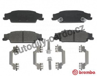 Sada brzdových destiček BREMBO P09007 - CADILLAC Sada brzdových destiček BREMBO P09007 - CADILLAC