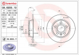 Brzdový kotouč BREMBO 08.6935.11
