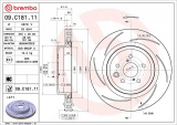 Brzdový kotouč BREMBO 09.C181.11 - LEXUS