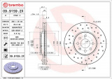 Brzdový kotouč BREMBO 09.9159.2X