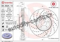 Brzdový kotouč BREMBO 09.D524.13 - MERCEDES-BENZ