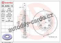 Brzdový kotouč BREMBO 09.A452.10