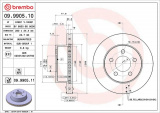 Brzdový kotouč BREMBO 09.9905.10 - JEEP